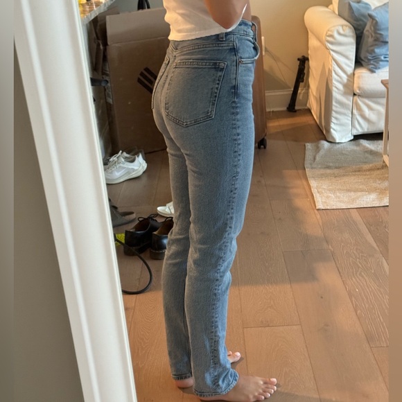 Reformation Ultra High Rise Liza Jeans in Aden, size 23 - Picture 4 of 9